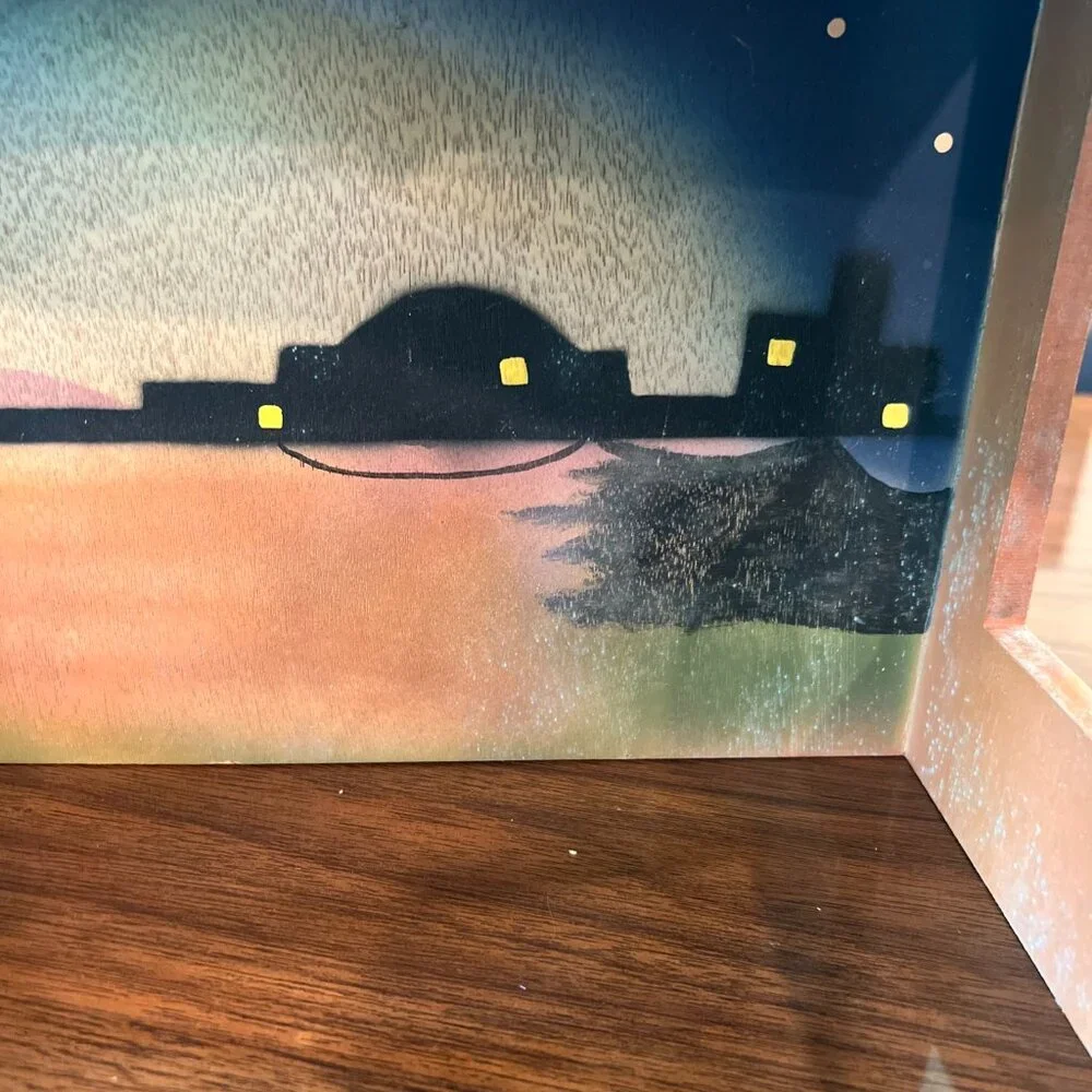 Jim Shore Heartwood Creek 2007 nativity creche manger wooden patchwork quilt - Picture 6 of 12